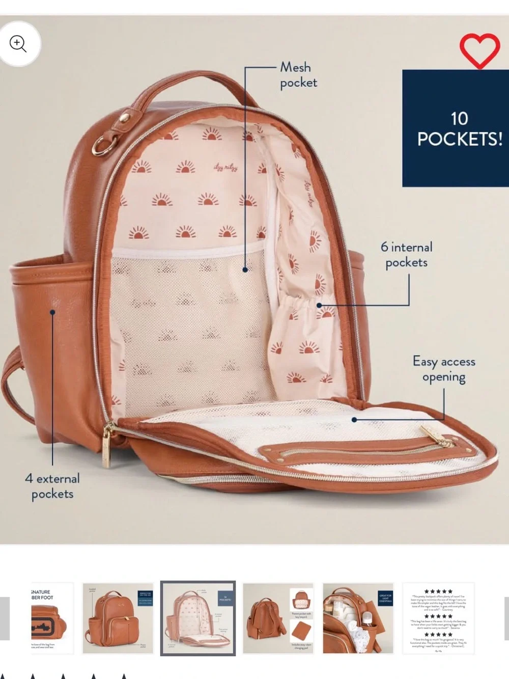 Itzy Ritzy Mini Plus™ Diaper Bag